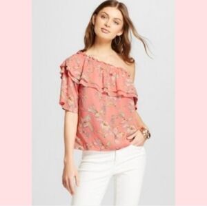 a new day One Shoulder Ruffle Blouse. Size S